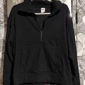 Avia Black Quarter-Zip Sweatshirt